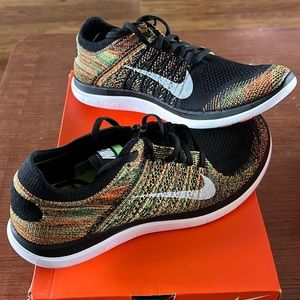 Nike Free 4.0 Flyknit Mens 12 multicolor